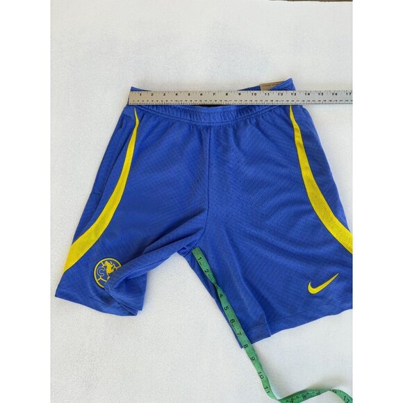 Nike Strike 23 Club America Blue & Yellow Soccer Shorts Slim Fit S - Picture 7 of 7